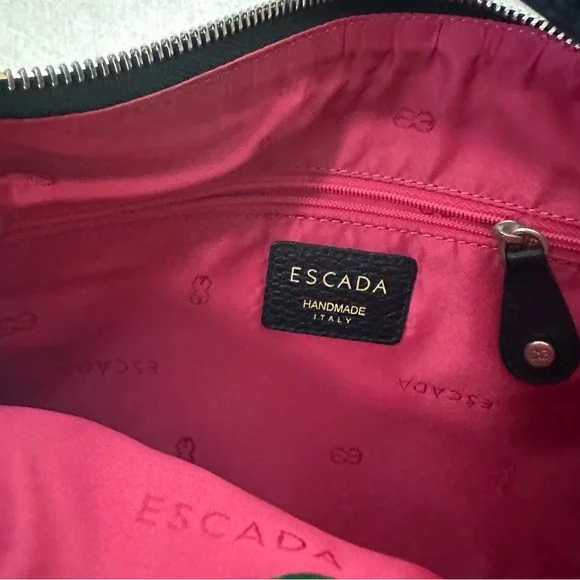 Escada Leather Eluna Shoulder Bag - Picture 3 of 5